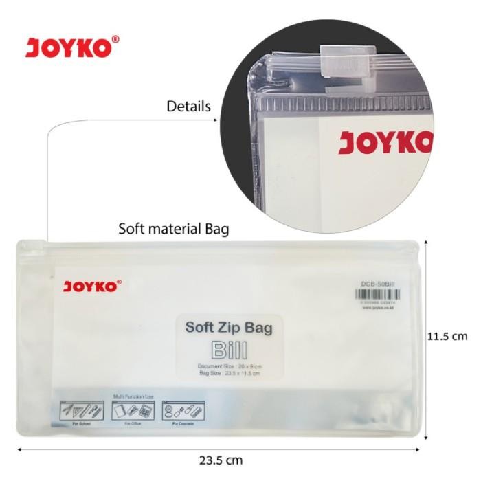 

Document Bag Joyko DCB-50 / Soft Zip Bag / Tas Dokumen - B4