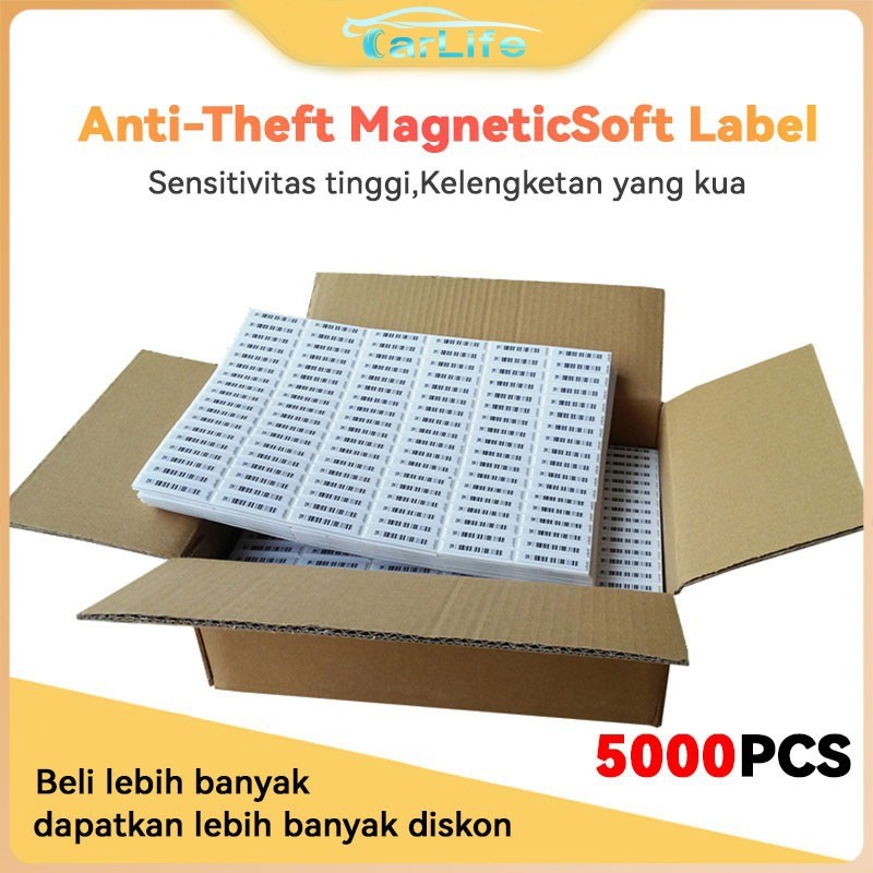 

⭐5000 pcs⭐Anti-Theft Magnetic Alarm Label DR AM 58 KHz Untuk Toko Kosmetik Mini Market Supermarket