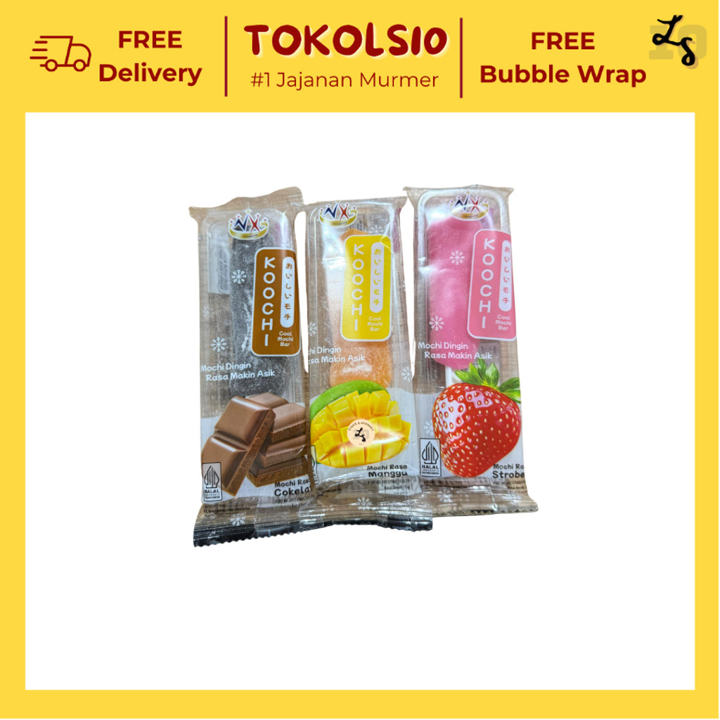 

NX Mochi Stick Dingin Lebih Enak Rasa Cokelat/Mangga/Stroberi 33gr