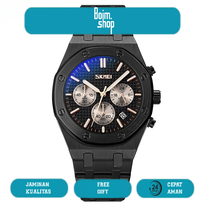 SKMEI 9296 Jam Tangan Pria Analog Chrono Waterproof Stratch Resistant