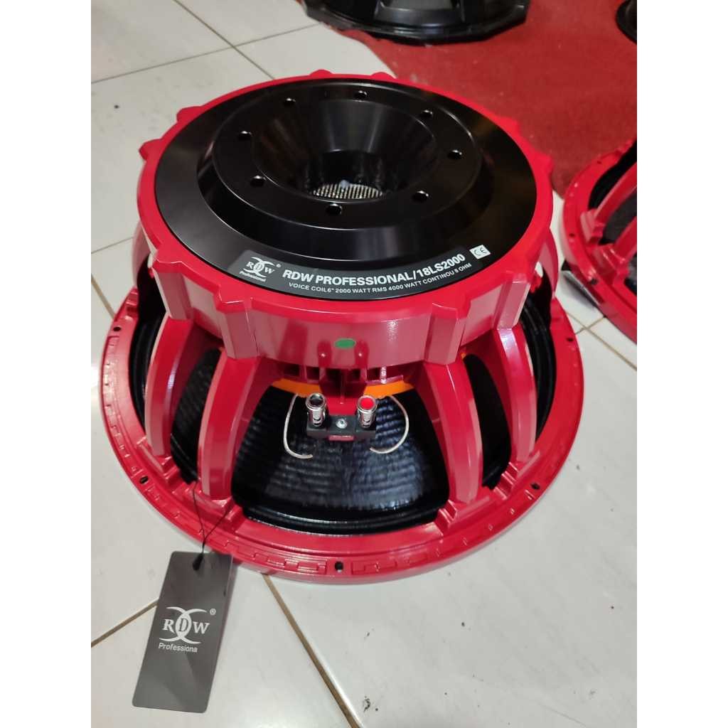 Speaker Komponen RDW 18 LS 2000 / 18LS2000 / LS2000 - 18 inch ORI