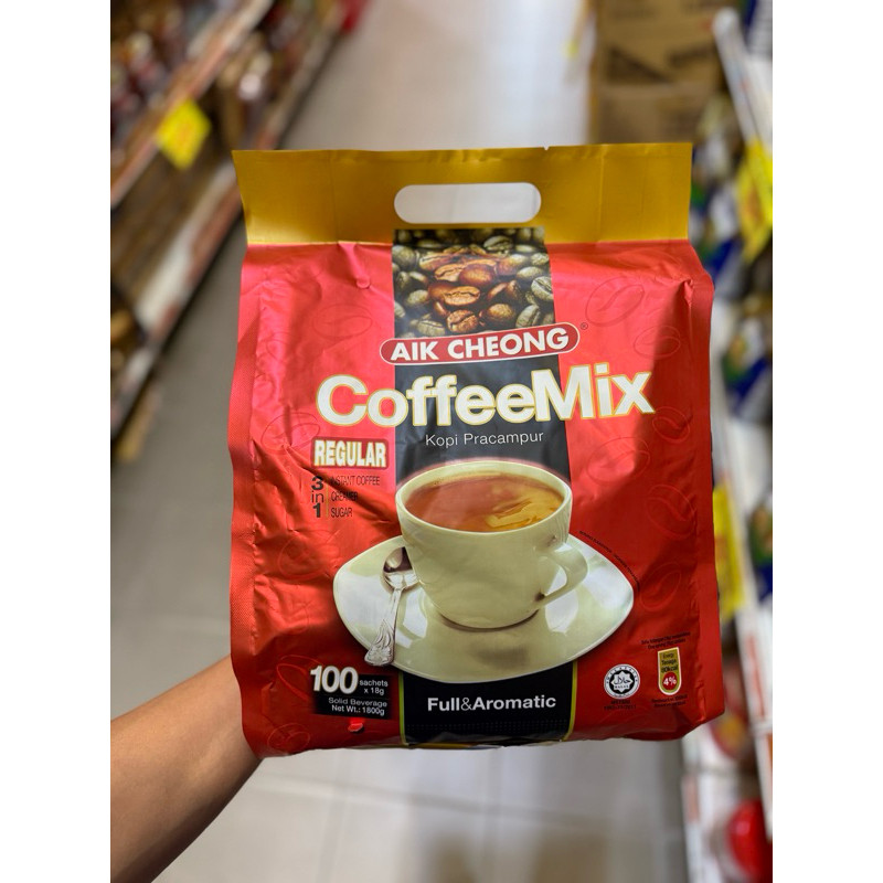

aik cheong regular 3in1 kopi pracampur isi 100's