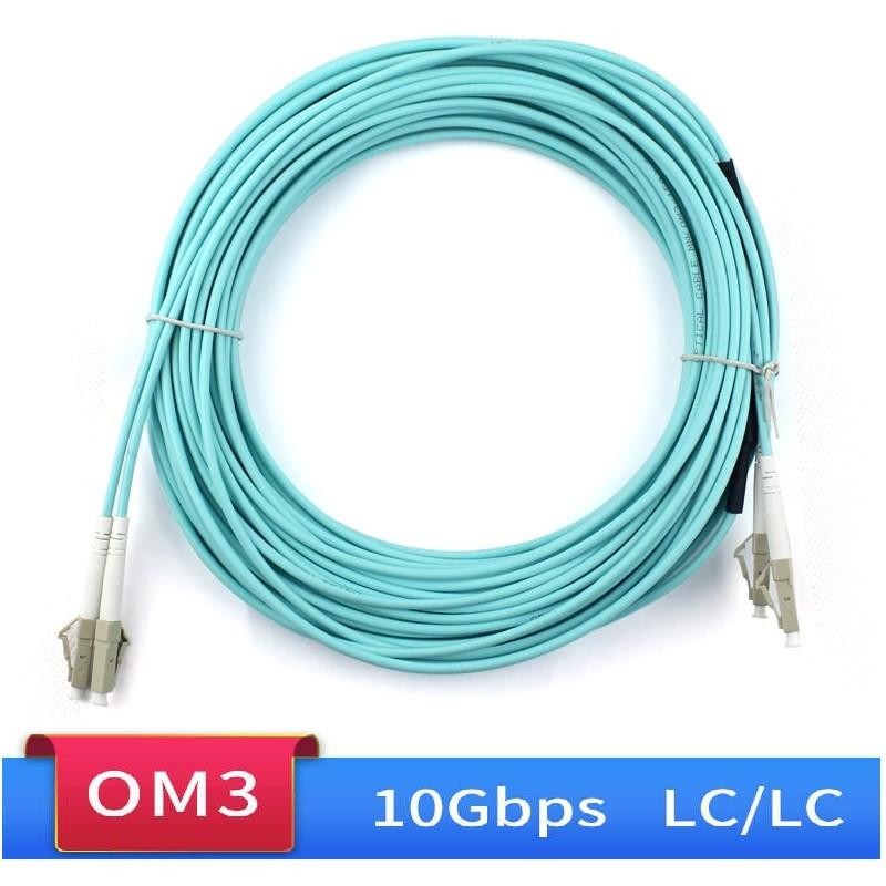 Patchcord Fiber Optic LC-LC / LC LC OM3 Duplex MM 50/125um 50 meter