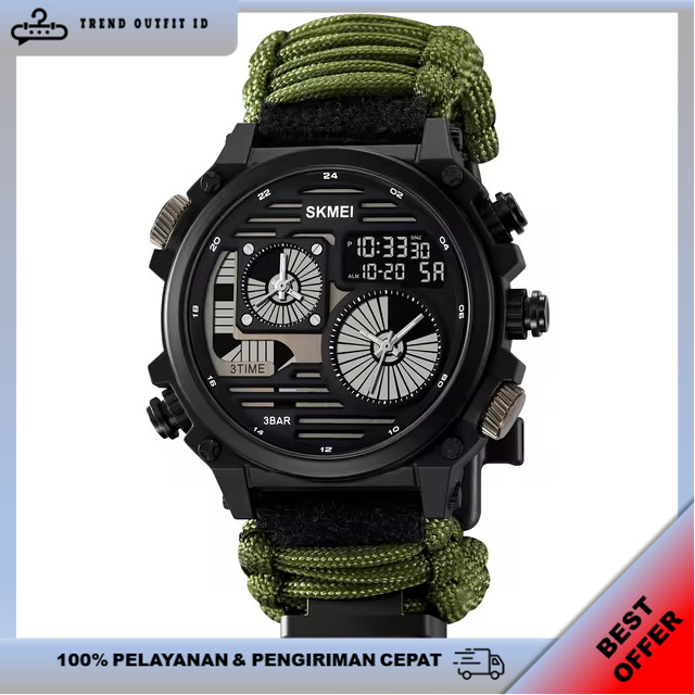 SKMEI Jam Tangan Digital Analog Pria Sporty - 2202 [TREND Outfit ID]