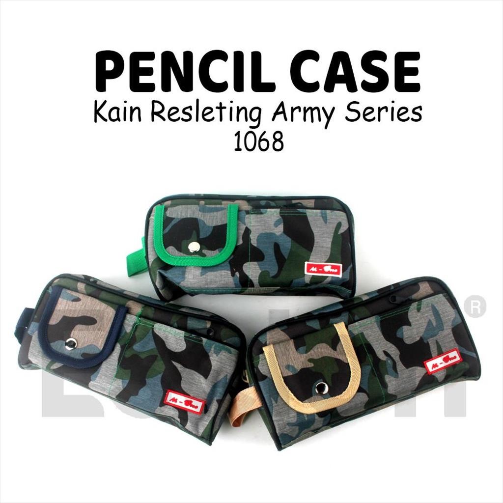 

❤️️Kotak Pensil Kulit ARMY 1068 Erica / Tempat Pensil Kulit Resleting❤️️