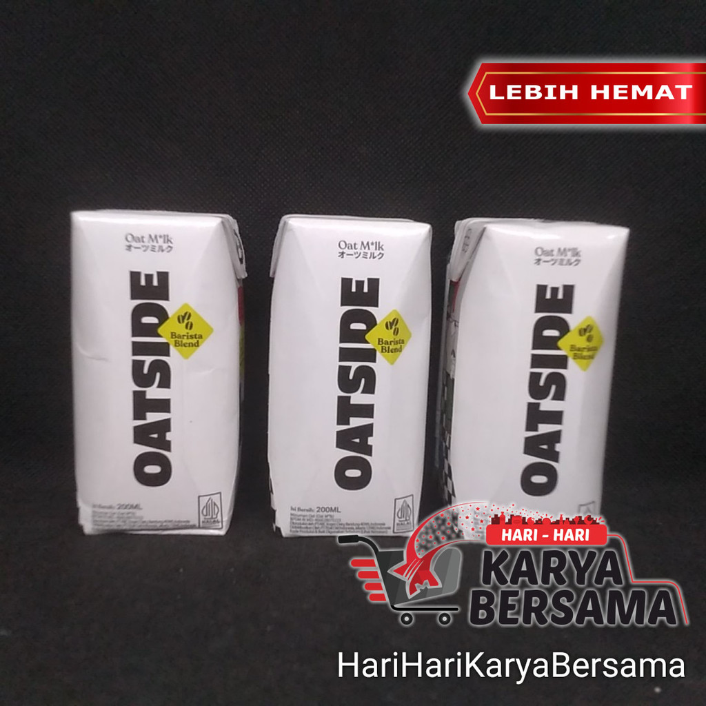 

MINUMAN SUSU UHT OATSIDE OAT MILK BRISTA BLEND STRAW PACK 3 X 200ML