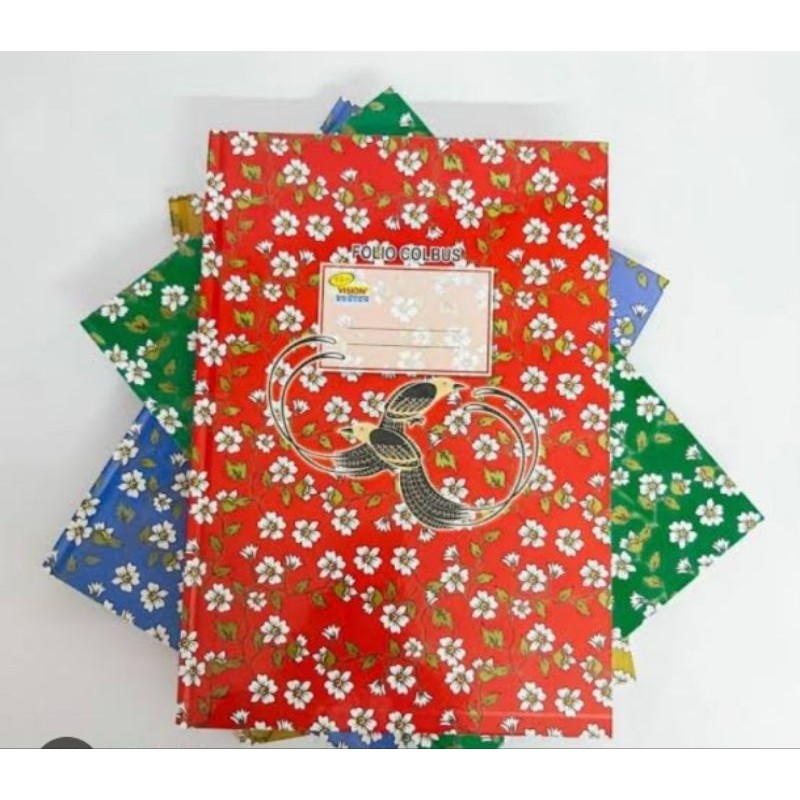 

buku folio 100 lembar merk vision ecer 1 pcs