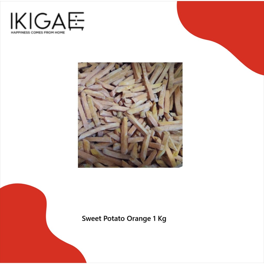 

FROZEN SWEET POTATO FRIES / UBI BEKU MANIS 1KG