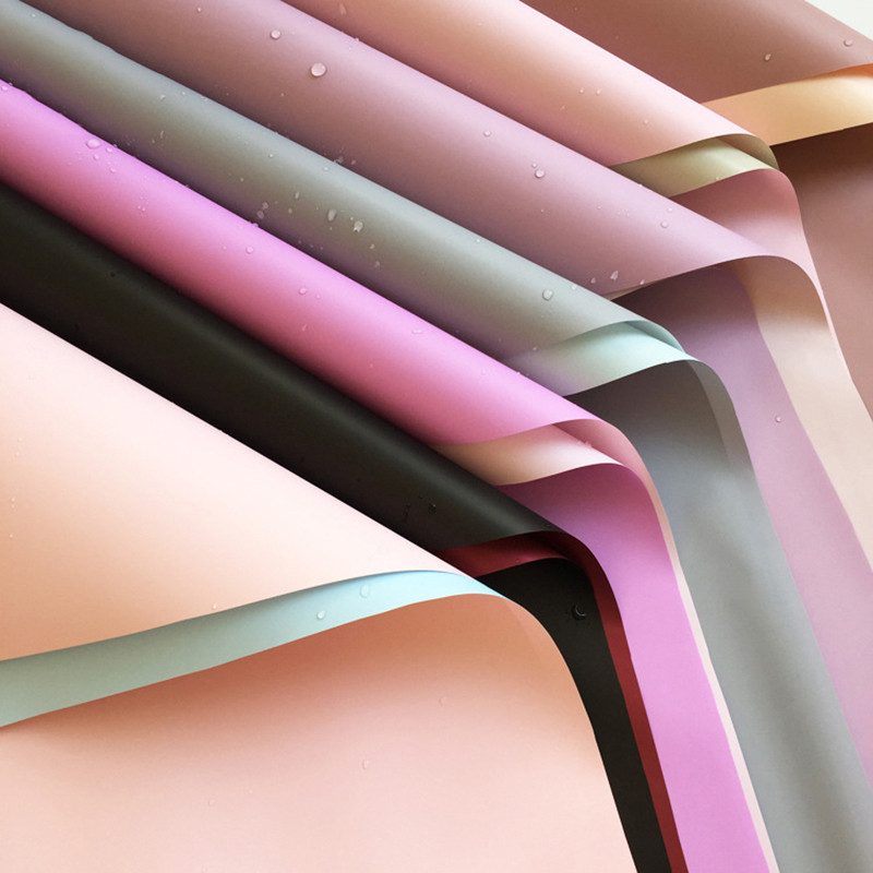 

20Pcs Flower Wrapping Paper Double Color Gifts Bouquet Packaging Paper Wedding Birthday Party Mother's Day Florist Packing Decor