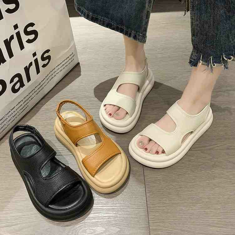IVEE LOLI WEDGES SANDALS FASHION KOREA #IV6808