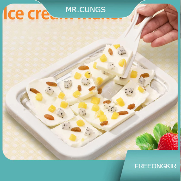 Ice Cream Roll Maker Pembuat Es Krim Gulung