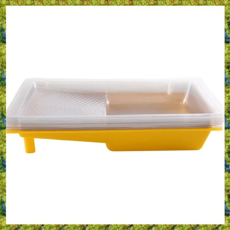 

Paint Tray Liner 4 Inch Paint Roller Tray Sets Disposable Paint Tray Liners With Roller Handle For Home Decor 22Piece