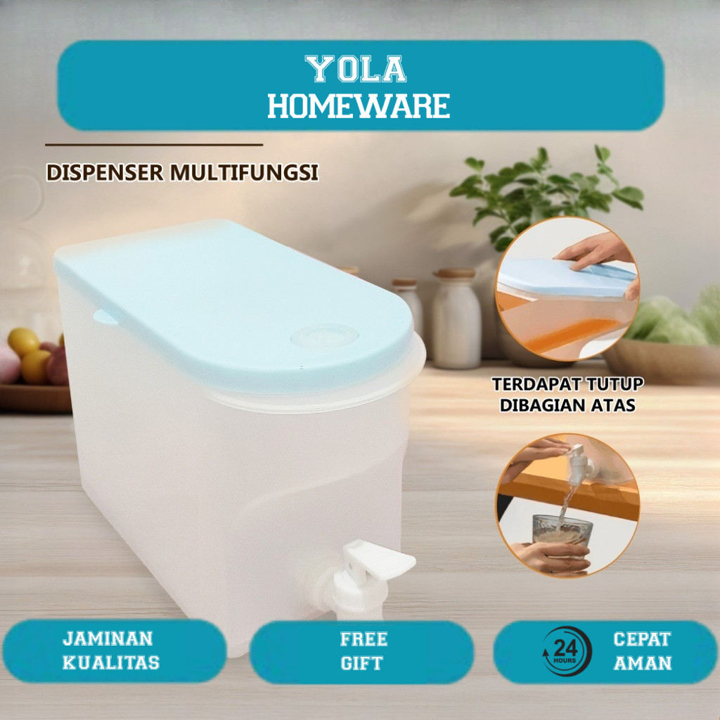 MINI DISPENSER - Kran Dispenser Mini / Tempat Air Minum Kran Plastik