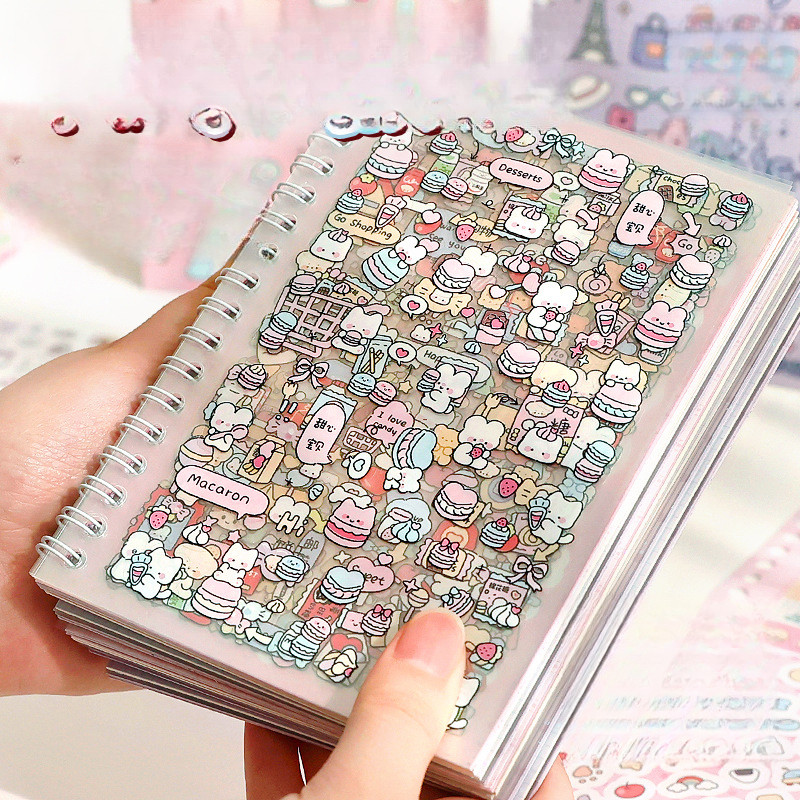 

2 Buku Stiker Dekorasi Jurnal "Xiao Bi Ga" - 16 Lembar Stiker Kartun Lucu Harga Terbaik!