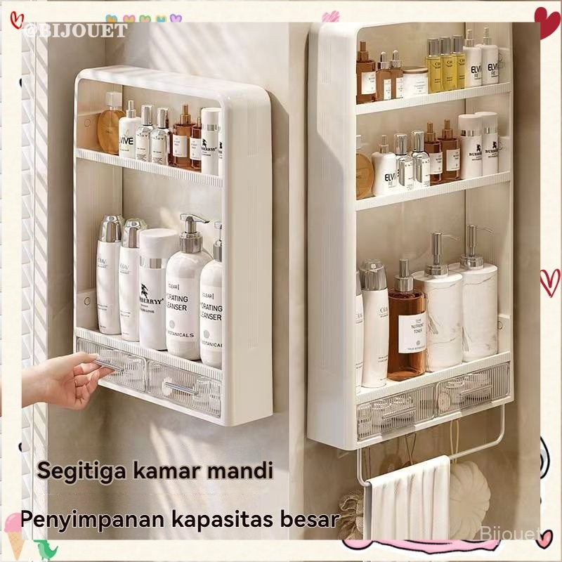 【bijouet】Rak Dapur Susun Tingkat Tempat Penyimpanan Bumbu Serbaguna Multifungsi Rak Penyimpanan Bumb