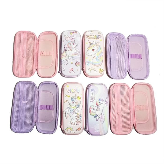 

FANCY - Tempat Pensil Resleting Gambar Timbul 3D - Pcs - Unicorns A