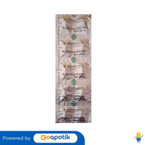 Acetylcysteine Sampharindo 200 Mg Strip 10 Kapsul