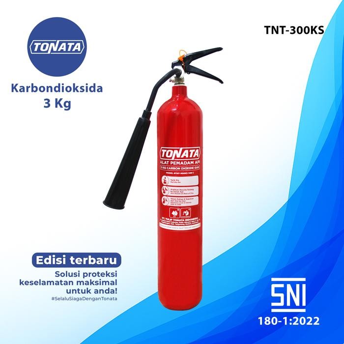 APAR 3 KG Karbondioksida (CO2) TONATA / Set Komplit