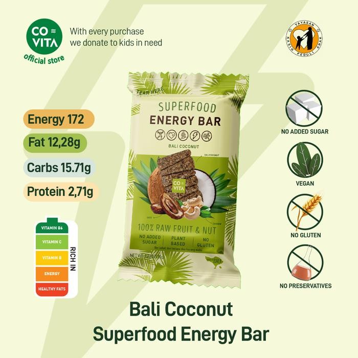 

Promo Covita Superfood Energy Bar - Bali Coconut