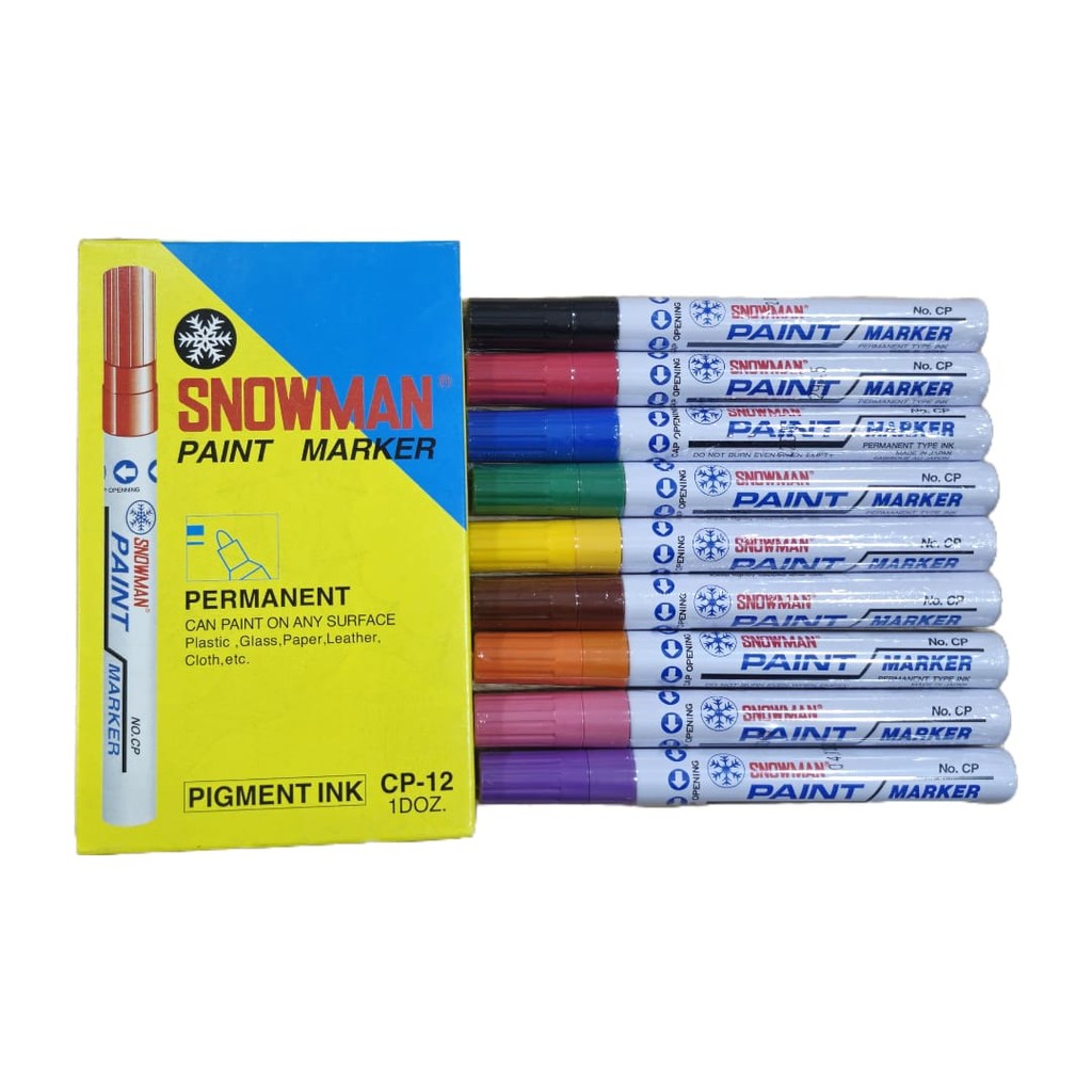 

PAINT MARKER SNOWMAN WARNA WARNI