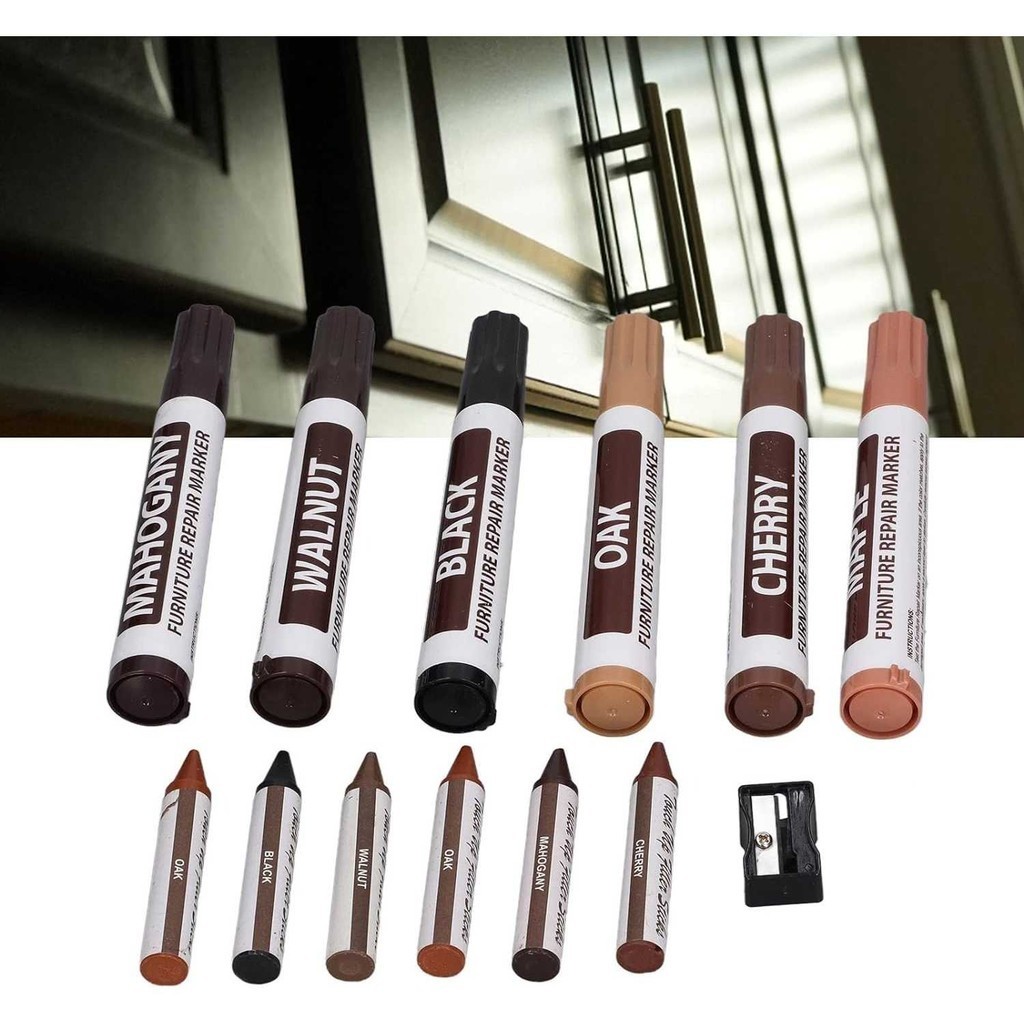 

SLTNSTR Yongli Set Spidol Pewarna Kayu Wood Repair Sticks Marker 12 PCS - YL228