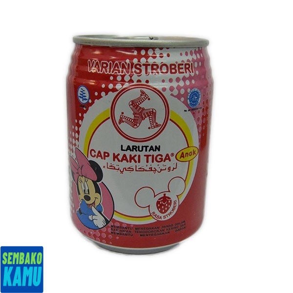 

Larutan Kaki Tiga Anak Strawberry 250 ml
