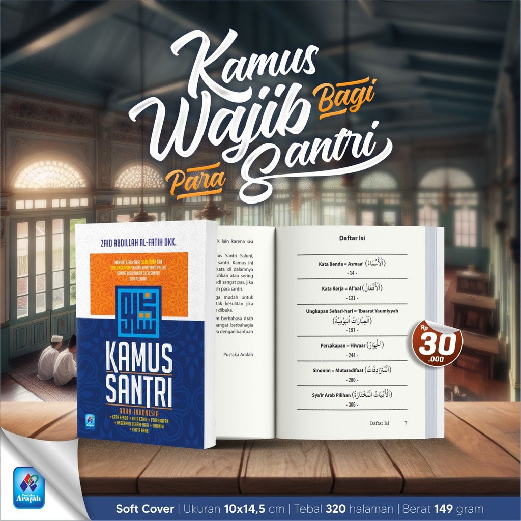 Kamus Wajib Santri Saluni Kamus Saku Arab Indonesia 3000 Kata