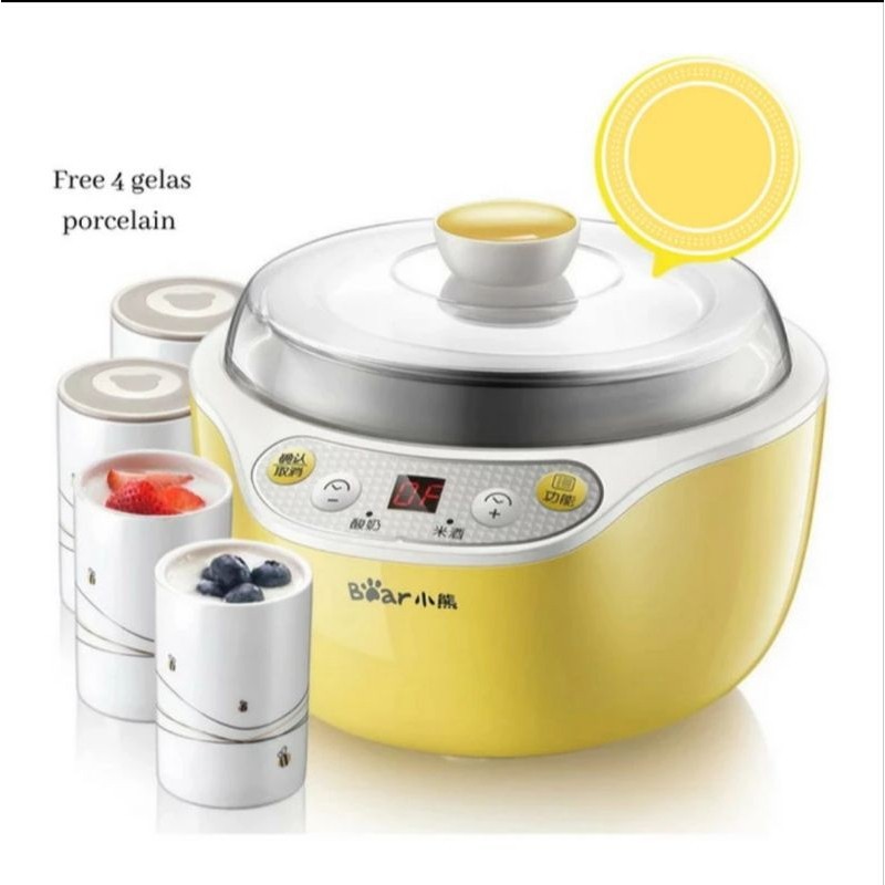 Bear Electric Yogurt Maker / Mesin Pembuat Yogurt Rice Wine Natto