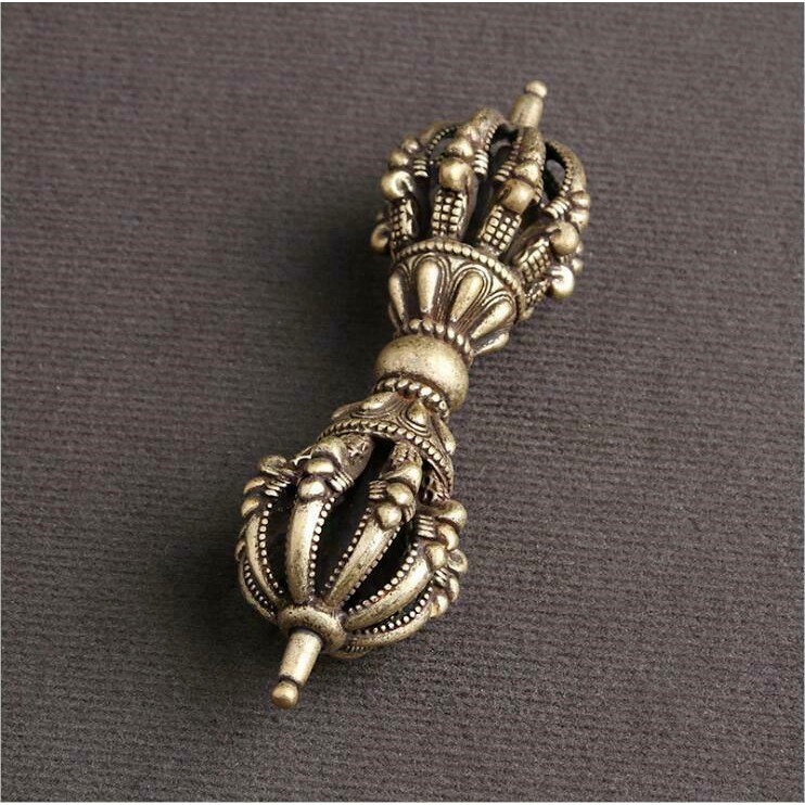 Old Tibet Tantra Buddhism Tibetan Silver Dorje Phurpa Pestle Vajra Exorcism FaQi