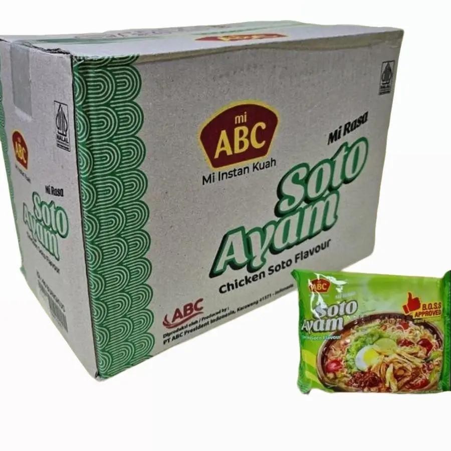 

Mi ABC Mie Instan Kuah Rasa SOTO AYAM 70gr ( 1 dus 40 pcs )