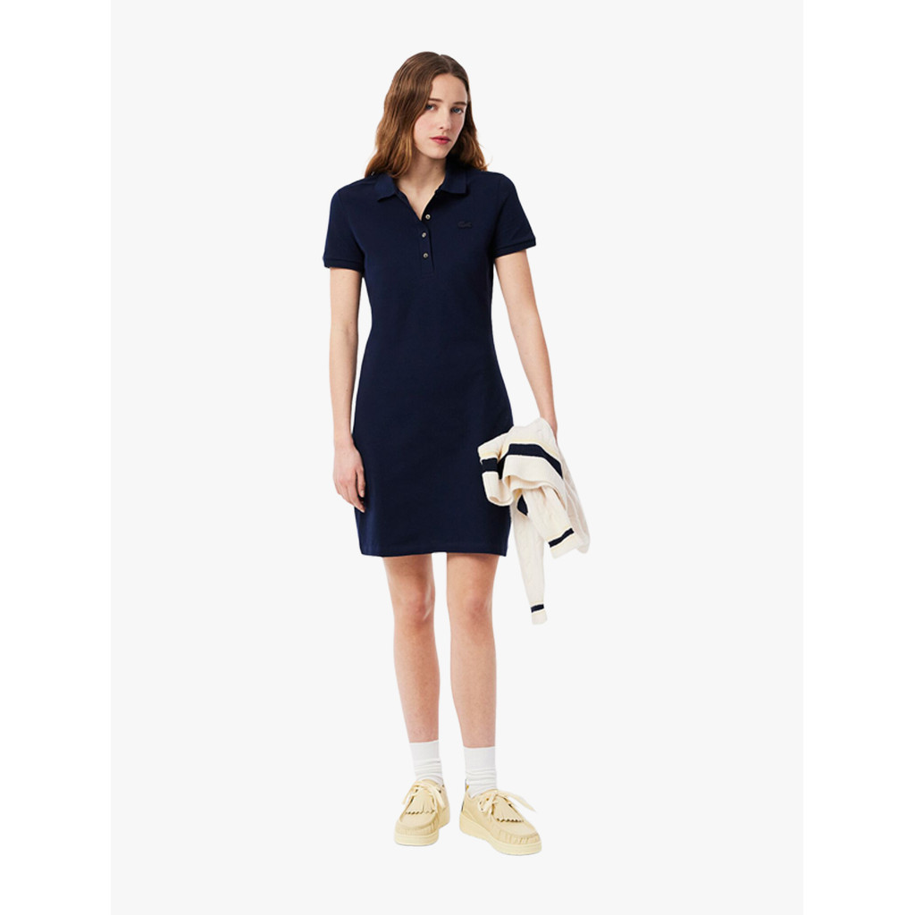 Lacoste - Slim Fit Stretch Mini Piqué Polo Dress
