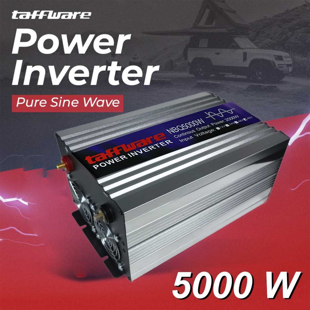 Power Inverter Mobil 60V ke AC 220V 6000W – Gelombang Sinus Murni
