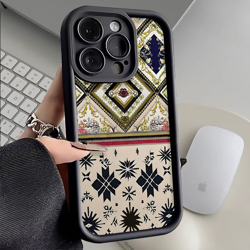 Pola Casing Untuk IPhone 16 11 15 13 14 12 Pro Max 7Plus 8Plus SE 2020 XR X XS Max 16 7 8 6S 15 6 Pl