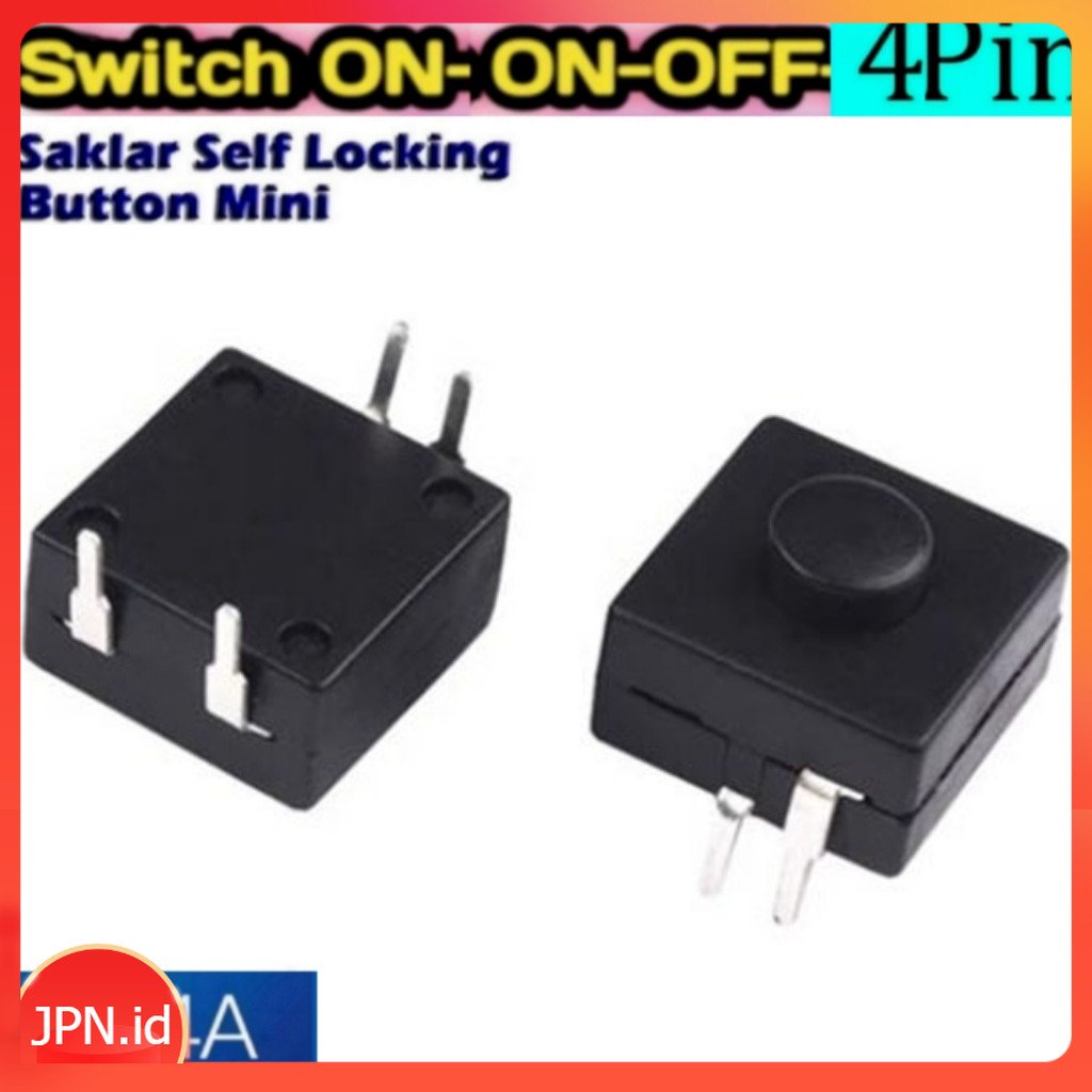 Switch ON ON OFF 4 Pin Saklar Senter - JPN