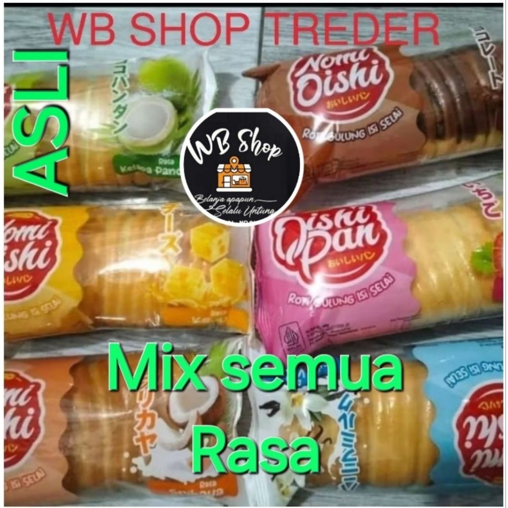 

New OISHI Roti Gulung 1 Dus 60 Pcs Mix Varian Rasa Exp 3 BulanPremium