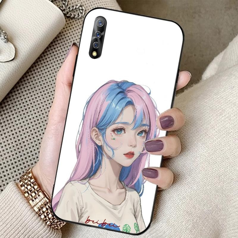 Glass Case For Vivo S1 Pro S12 S1 Prime S10e S16 Pro S16e S17 Pro S17 S17t S18 Pro T1 5G T1x 4G T2 T