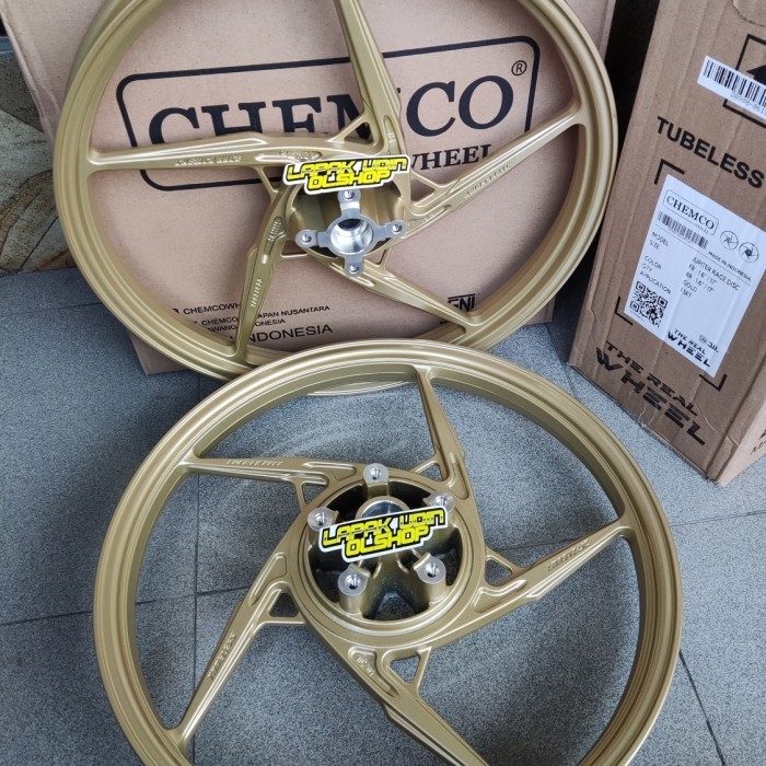 READY VELG CHEMCO ARW01 160160 GOLD DOUBEL DISK YAMAHA MXKING 150