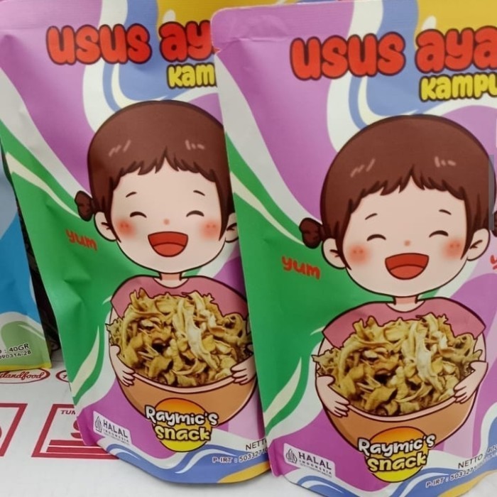 

raymic Snack usus ayam kampung cemilan 40gr