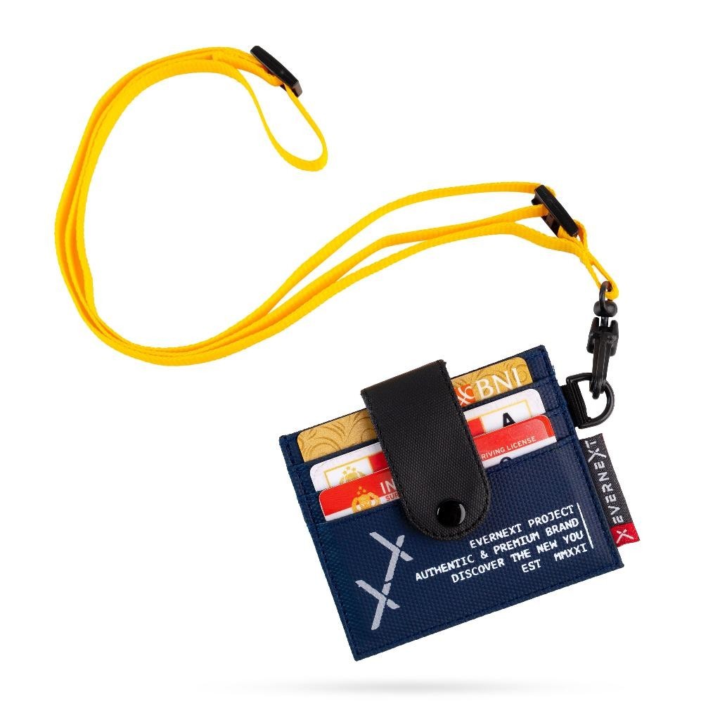 *SYAN* - Dompet Kartu Pria Card Holder Waterproof Kenzie Pria Tas Kalung Tas Leher Kartu Pria