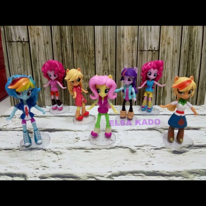 Mainan anak perempuan boneka figure my little pony equestria girl