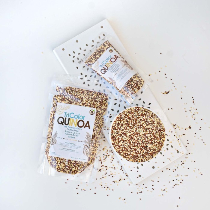 

[[ K23 - BEST SELLER ]] Organic Tri Color Quinoa - 1 Kg