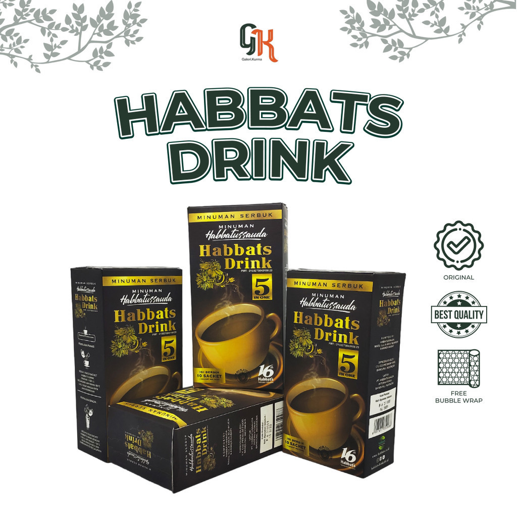 

Habbats Drink Minuman Serbuk Habbatussauda / Minuman Instan Coffee Habbatussauda / Habbat's Kopi Dus / Minuman Instant