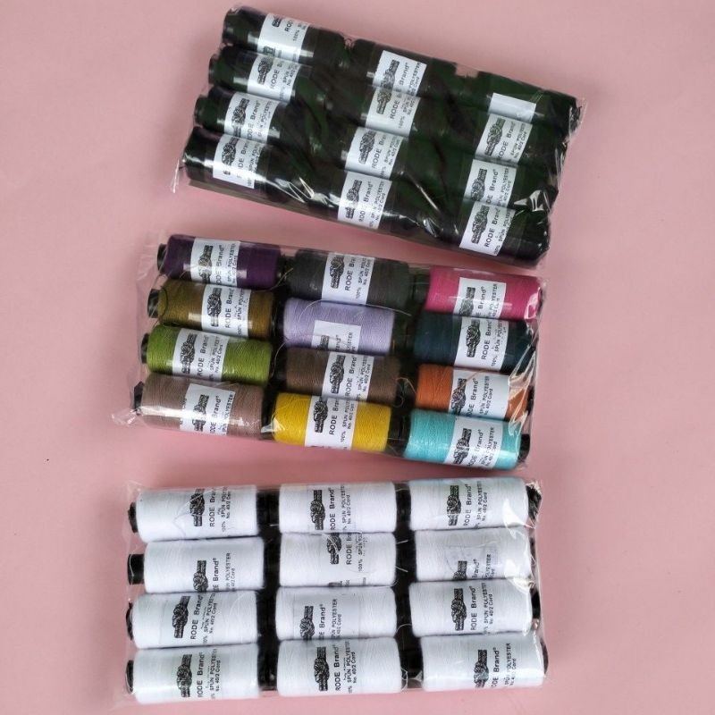 (12pcs) Benang Jahit Warna / Benang Jahit Hitam / Benang Jahit Putih