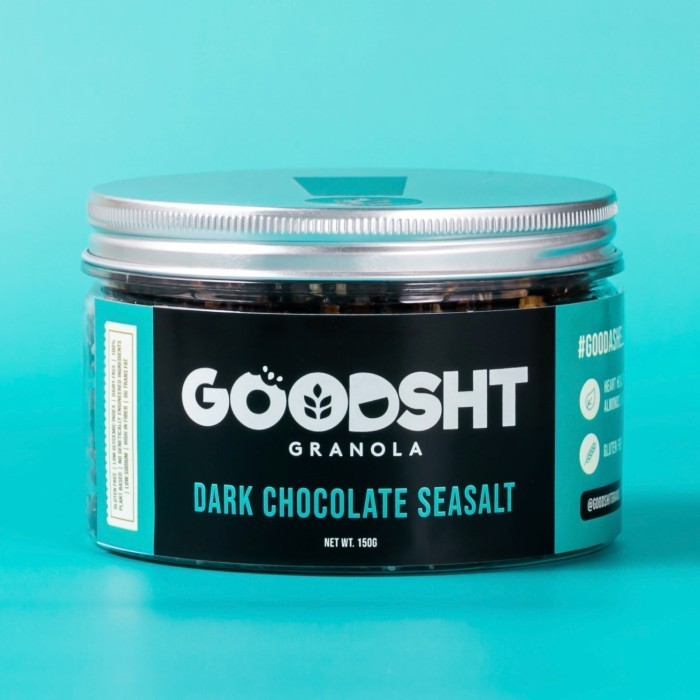 

HEMAT! Goodsht Granola - Dark Chocolate Sea Salt - 150 Gram