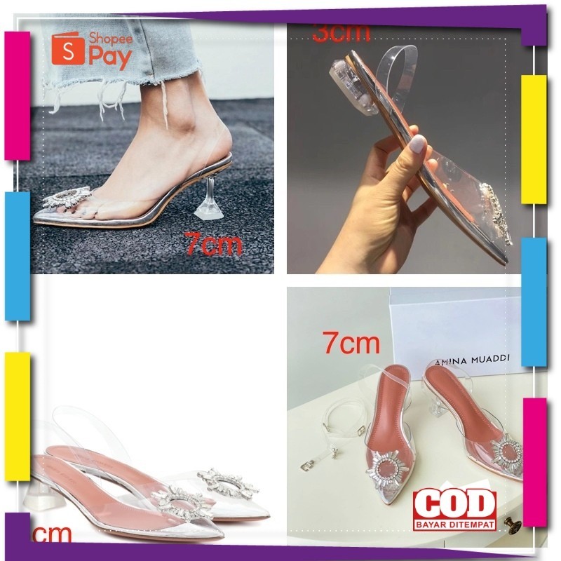 [PREMIUM ORIGINAL] Sepatu Wanita Amina Muaddi