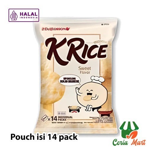 

K Rice Crackers Sweet Keripik Beras Manis Pack isi 14 dan 6p