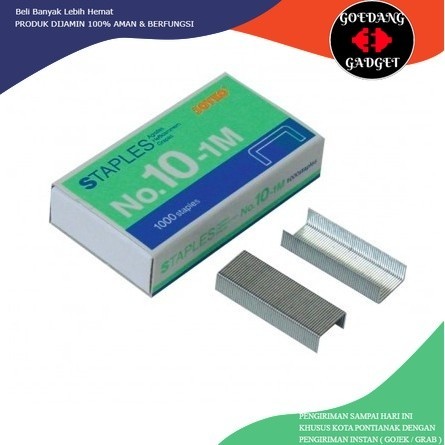 

ISI STAPLES NO.10 JOYKO HD10 KECIL REFILL STAPLER JOYKO NO 10-1M JEPRETAN HEKTER 10 TEMBAK STEPLER KECIL MURAH STEPLES HD-10