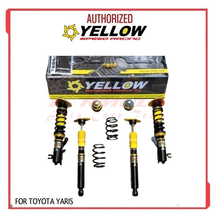 Yellow Speed Racing Coilover Bolt On Toyota Yaris