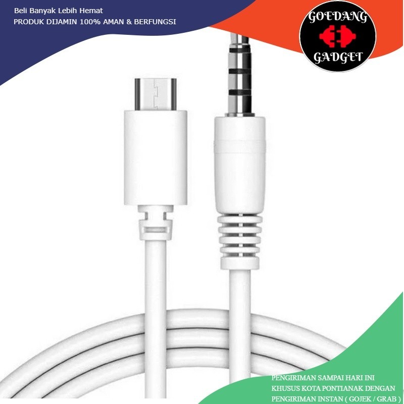 KABEL V8 KABEL SOUNDCARD V8 V8S KABEL MICROUSB TO AUX 3.5MM KABEL V 8 MICRO USB TO AUX 3,5 MM SOUNDC