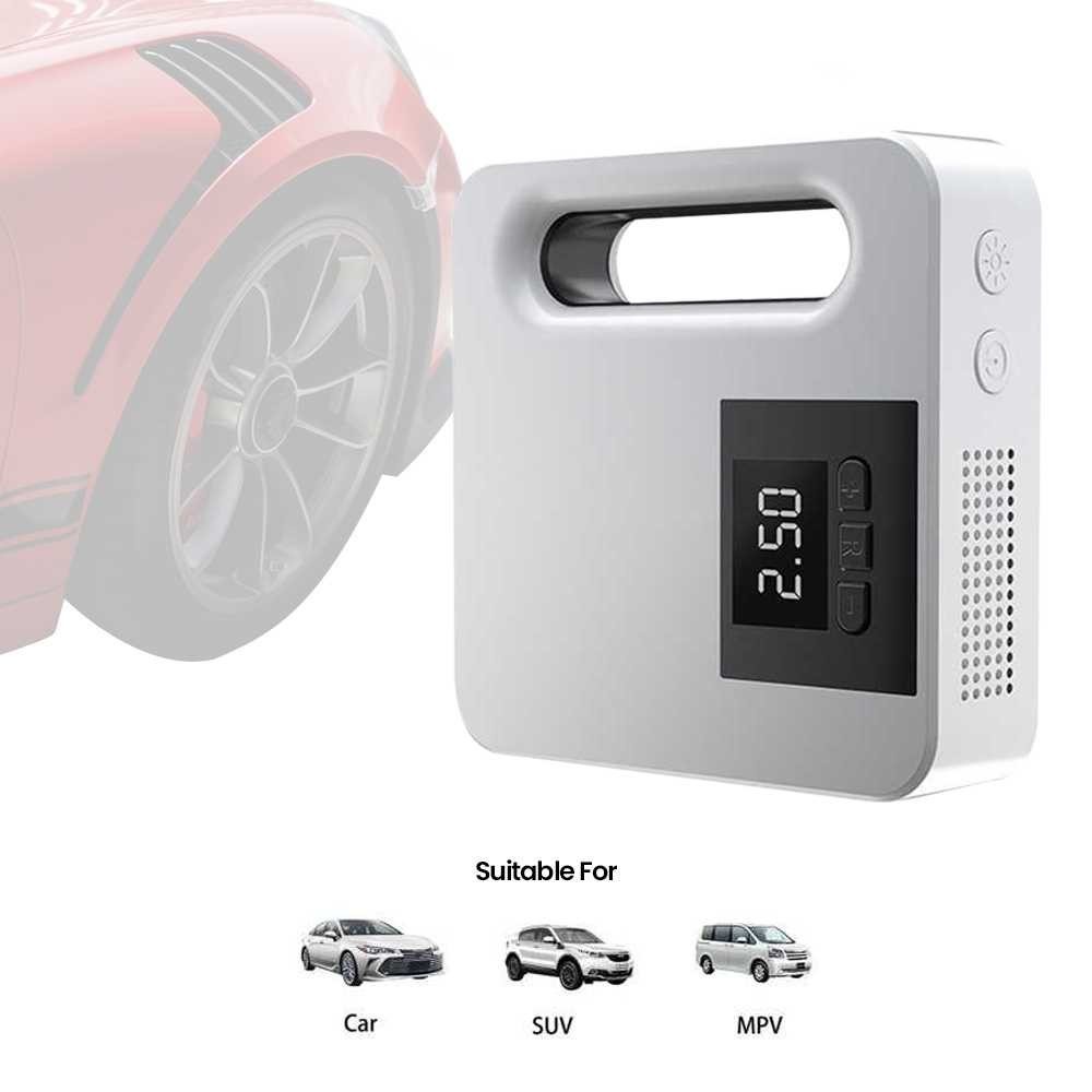 EAFC Inflator Pompa Angin Ban Mobil Elektrik LCD Display